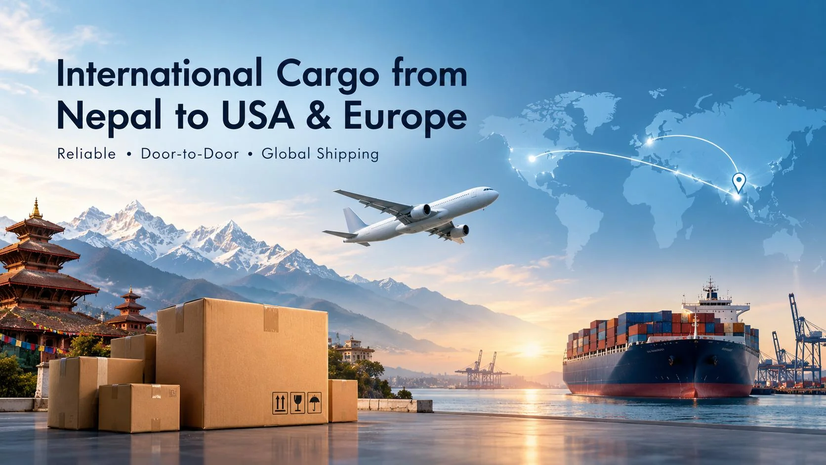 International Cargo from Nepal to USA and Europe