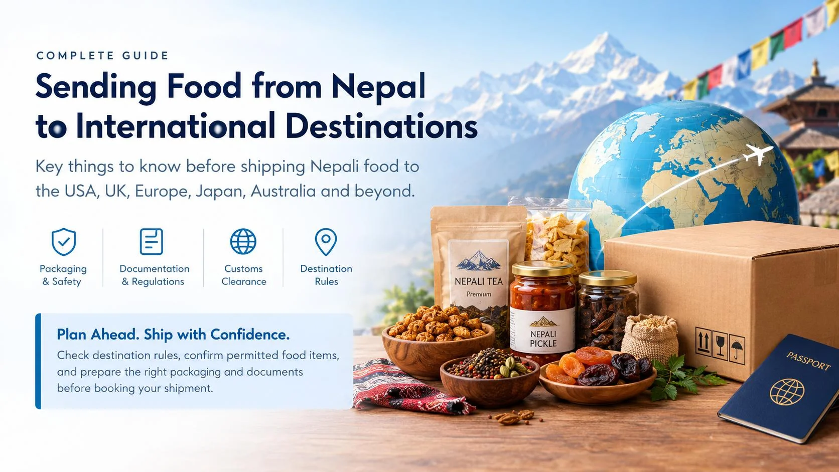 Sending Nepali Food Abroad from Nepal | Food Courier & Customs Guide