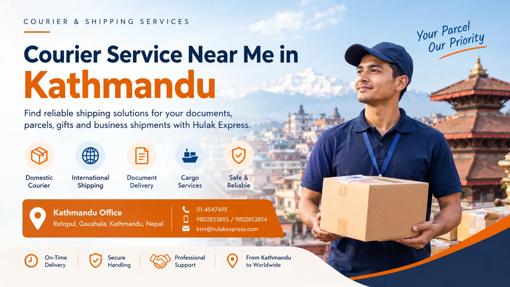 Courier Service Near Me in Kathmandu 
